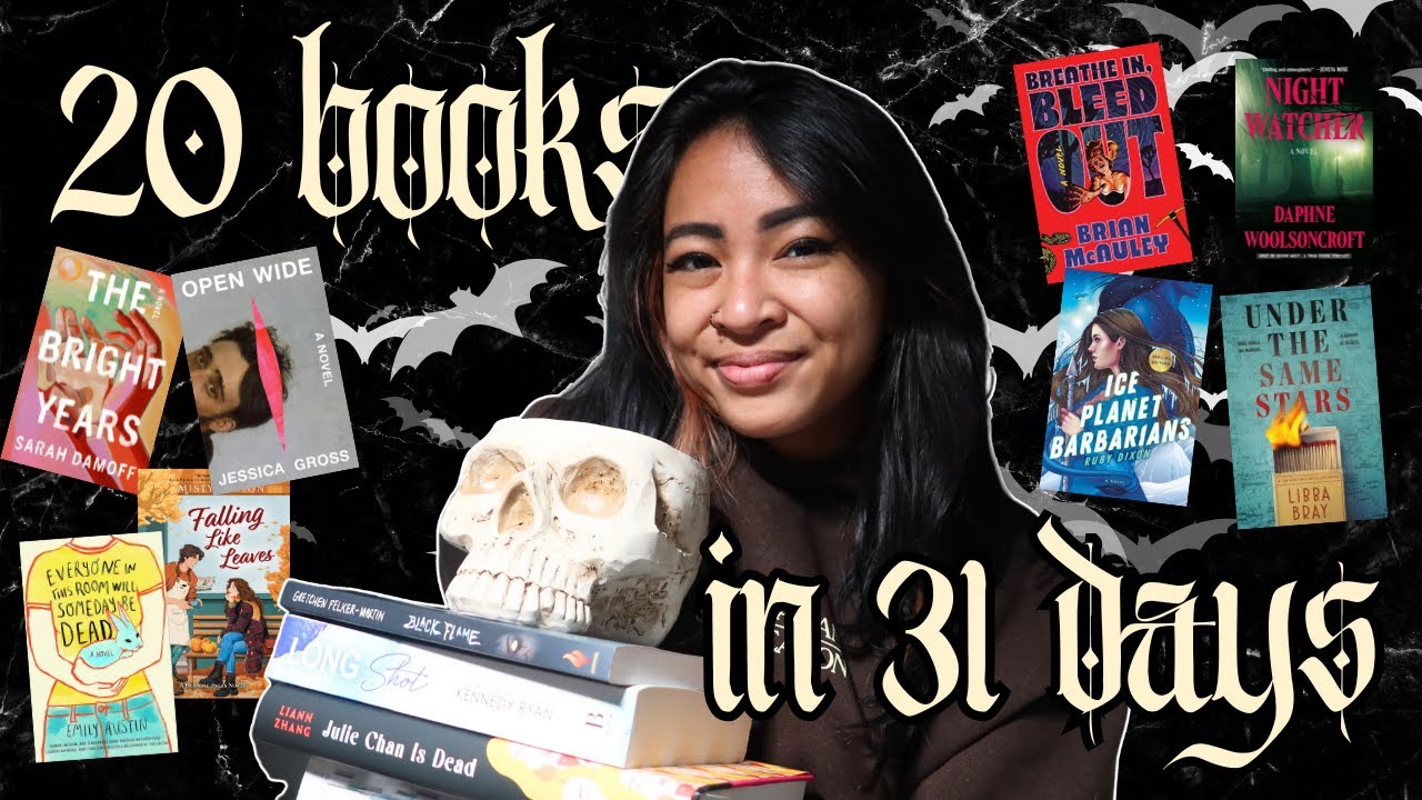 20 books in 31 days | august wrap-up 🖤