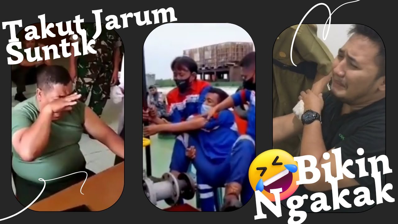 Video Lucu Takut Disuntik Sampai Nangis 😂 Bikin Ngakak Sakit Perut