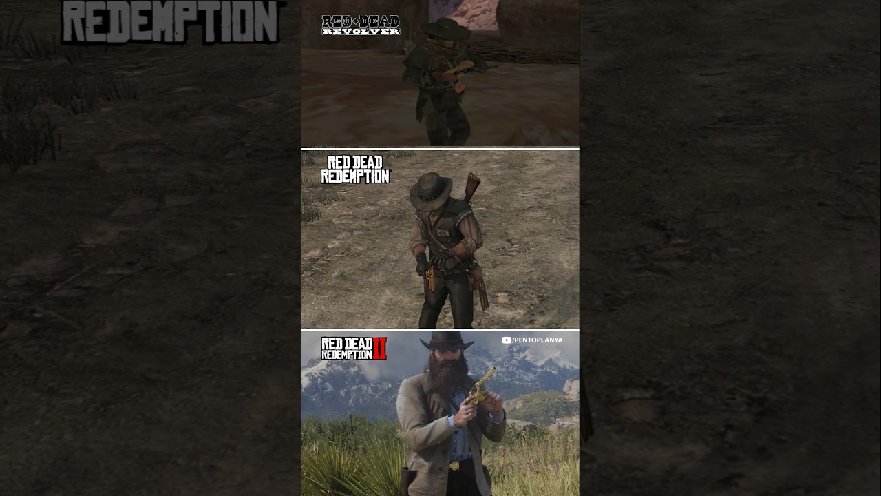 Red Dead Games Reload (Revolver) Comparison | Red Dead Redemption 2 vs RDR 1 vs Red Dead Revolver