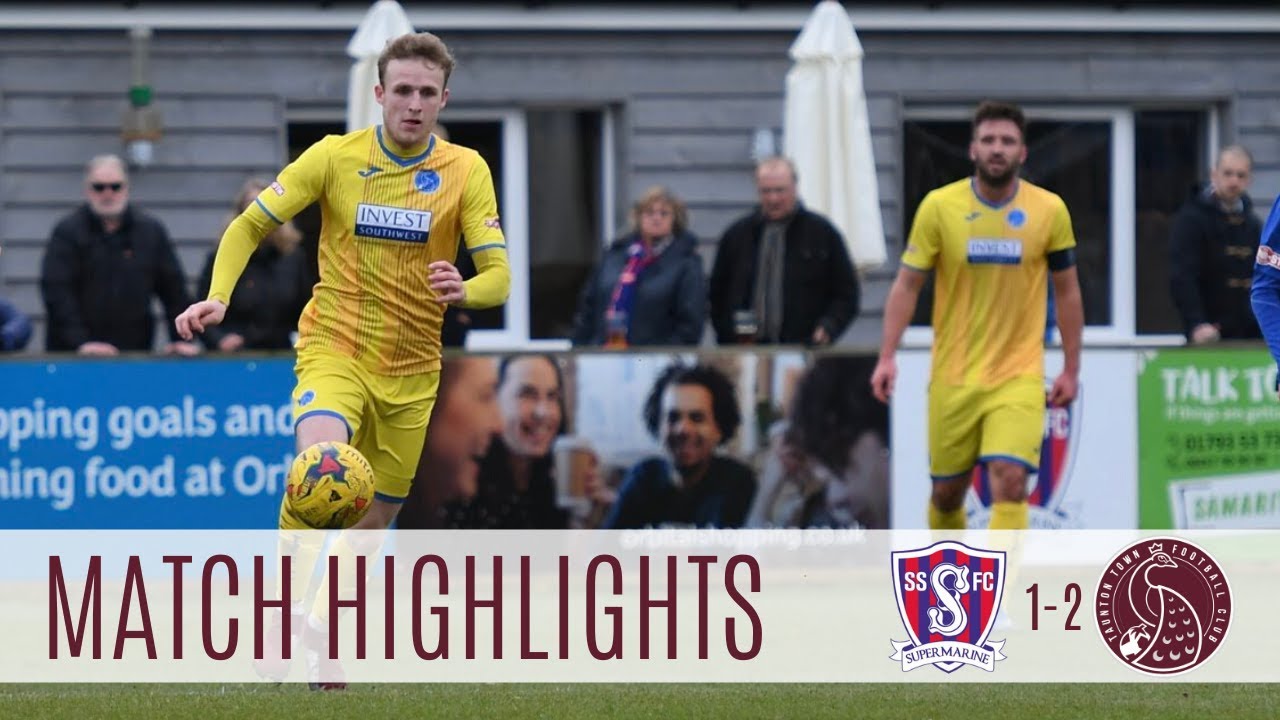 Extended Highlights: Swindon Supermarine 1-2 Taunton Town