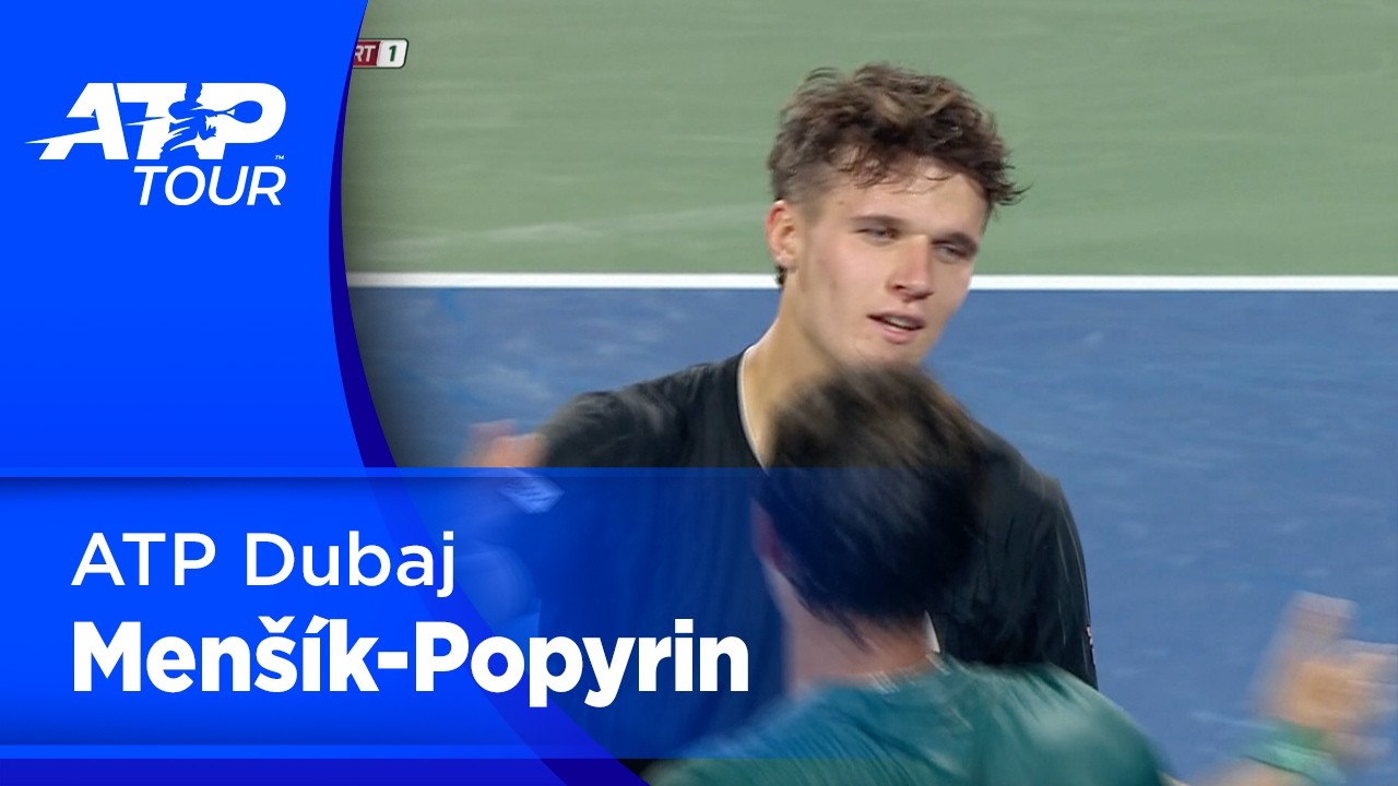 ATP Dubaj: Jakub Menšík (CZE) - Alexei Popyrin (AUS)
