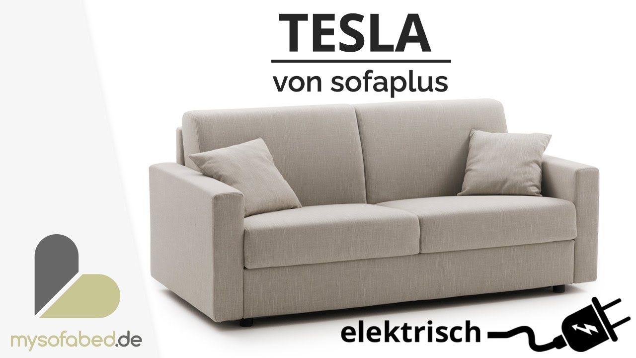 TESLA - elektrisches Schlafsofa von sofaplus - mysofabed.de