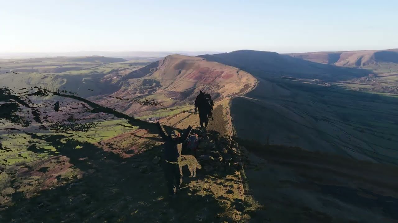 Mam Tor Drone Footage DJIMavic2