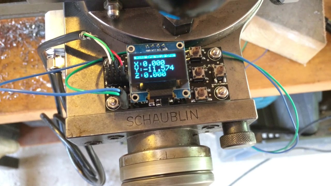 Schaublin 102 DRO : First test with final board