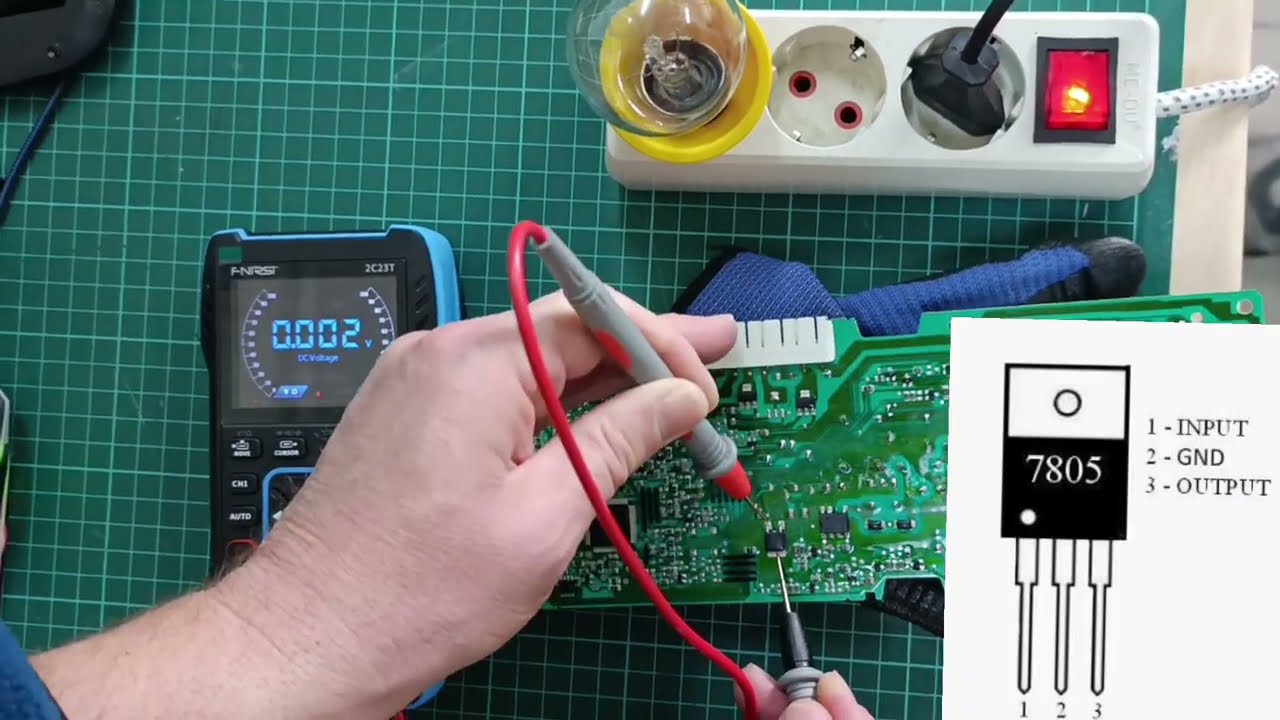 Profilo Çamaşır Makinesi Anakart Tamiri, Makinede LCD Ekran ve Power ışığı yanmıyor,