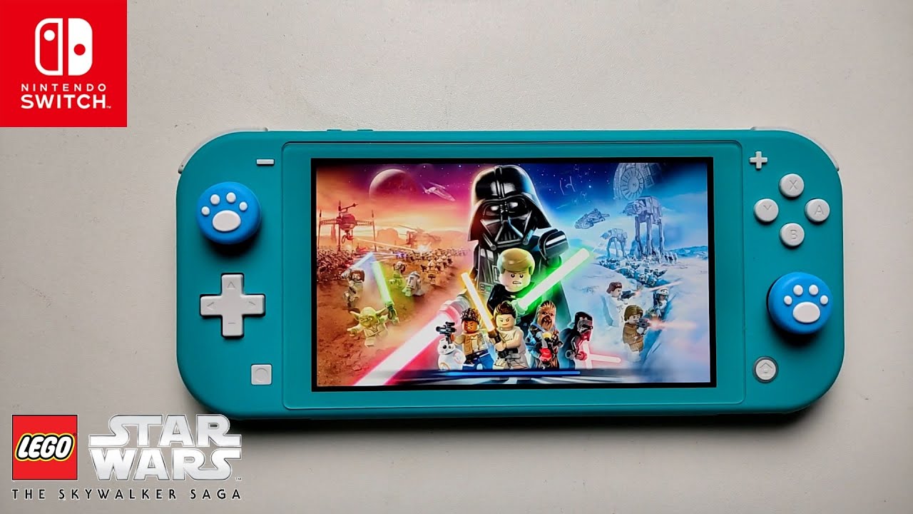 Lego Star Wars The Skywalker Saga Nintendo Switch Lite Gameplay