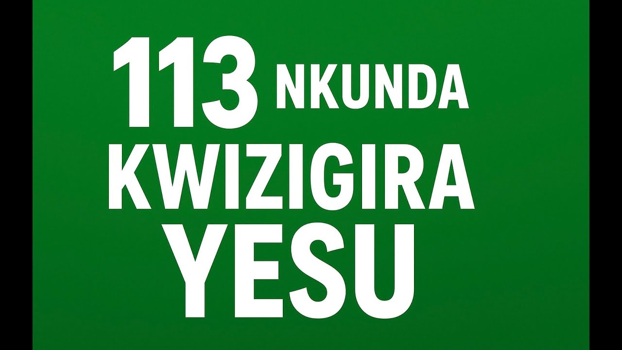 NKUNDA KWIZIGIRA YESU - Patrick Iyakaremeye (113 mu GUSHIMISHA) (Video Lyrics)