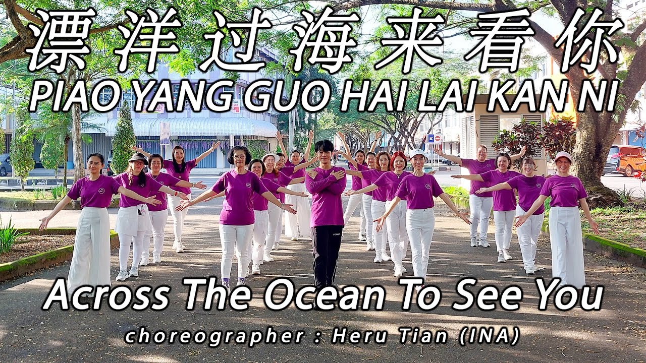 PIAO YANG GUO HAI LAI KAN NI 漂洋过海来看你 - Wang Yu Man 王雨缦 | LINE DANCE | SMLD | Heru Tian