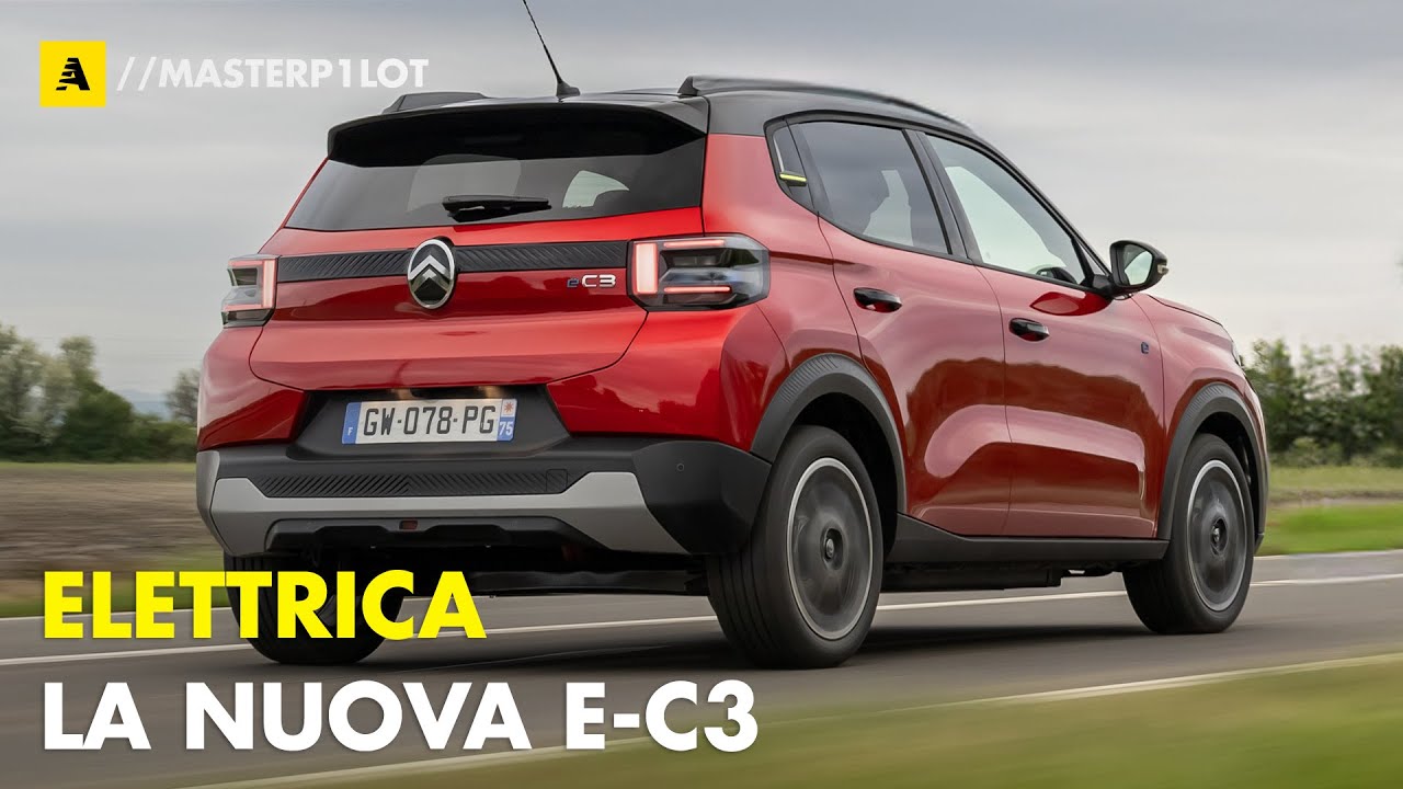 Nuova Citroen C3 elettrica 2024 | La e-C3 va MEGLIO che a BENZA
