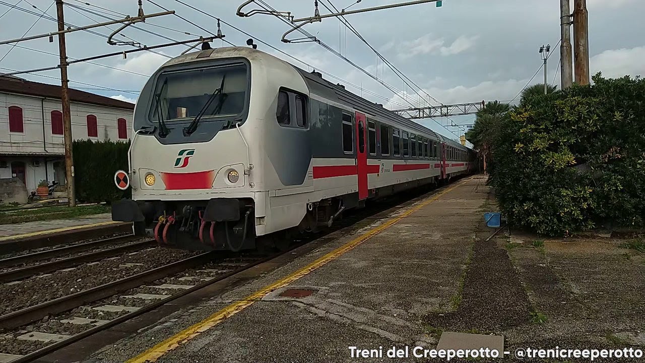 Treno Intercity 505 con E401.024 per Roma Termini - Arrivo & Partenza - Livorno Centrale