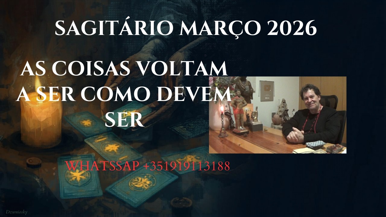 SAGITÁRIO MARÇO 2026 ♐AS COISAS VOLTAM A SER COMO DEVEM SER