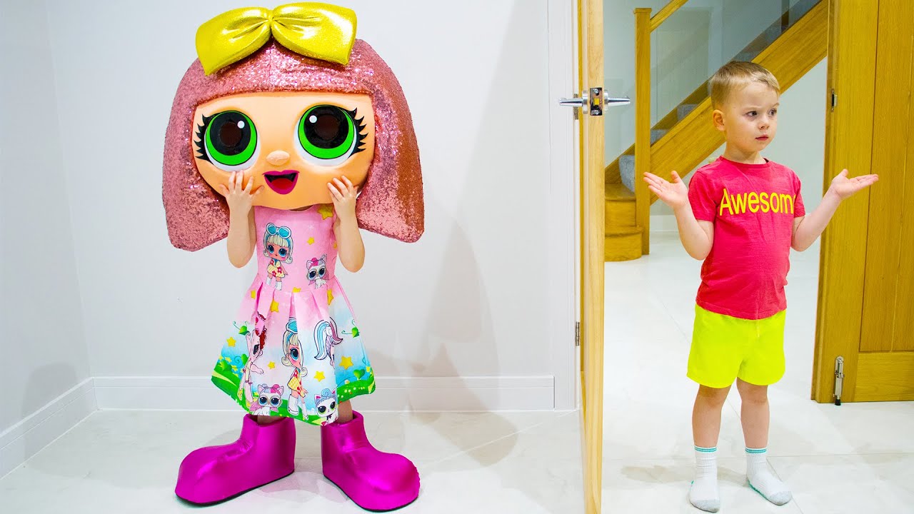 Alex y Gaby conoce a una amiga secreta, historias divertidas para niños
