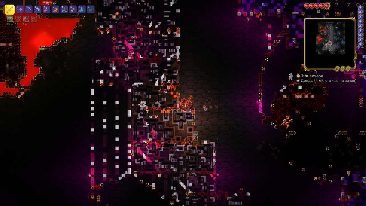 Terraria все сиды (вкл. 35 секретных из 1.4.5) в одном мире