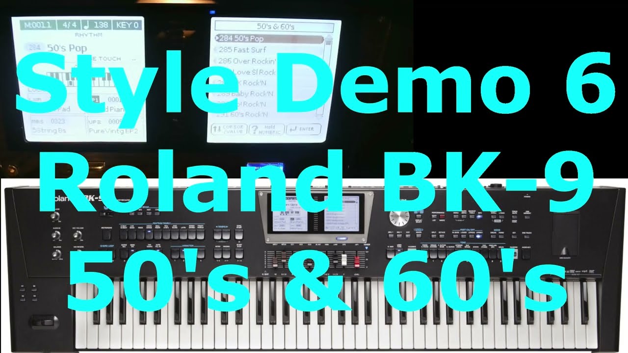 Roland BK 9, Style Demo 6 (50's & 60's)