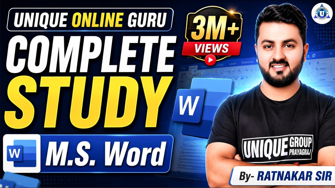 Microsoft Word (Home Menu )Tutorial (हिंदी) - Complete MS-Word Tutorial 2020 for Beginners