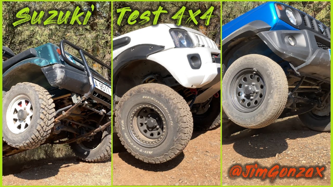 🔥Тест внедорожника 4x4🧪Suzuki Jimny против Suzuki Samurai🚙Suzuki Jimny новый против старого JB74JB43