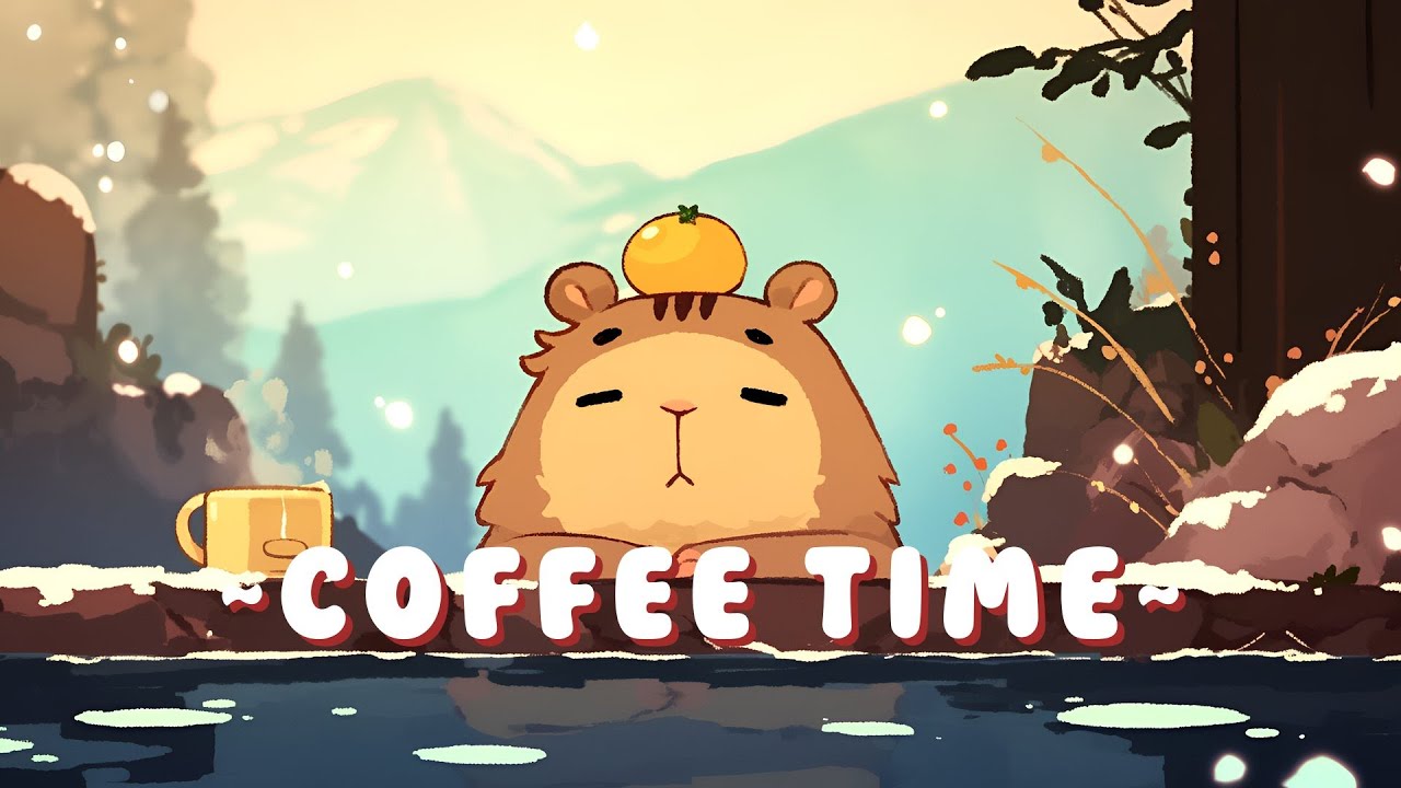 [Full Hour] Lofi Capybara Radio - Cozy Japanese Lofi Mix ~ Sweet Dreams ~ 🎵 💫 | Study Aid