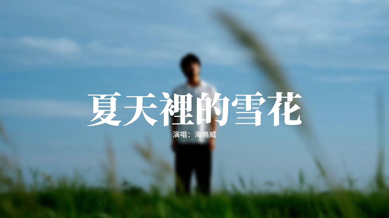 海鳴威 - 夏天裡的雪花『你攢夠了失望就撤退，我挽留的話說到卑微，你轉身太過瀟灑只當幸會，把愛全部作廢。』【動態歌詞MV】