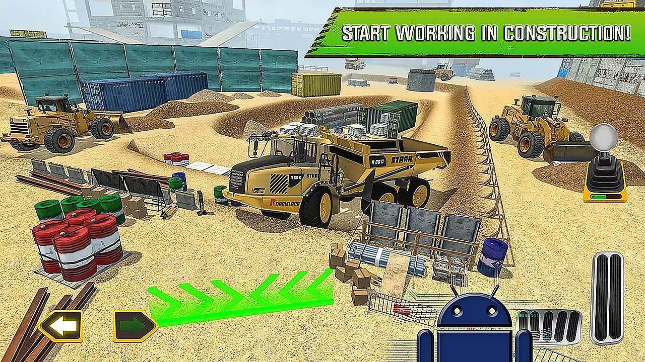 Construction Site Truck Driver - Android Gameplay