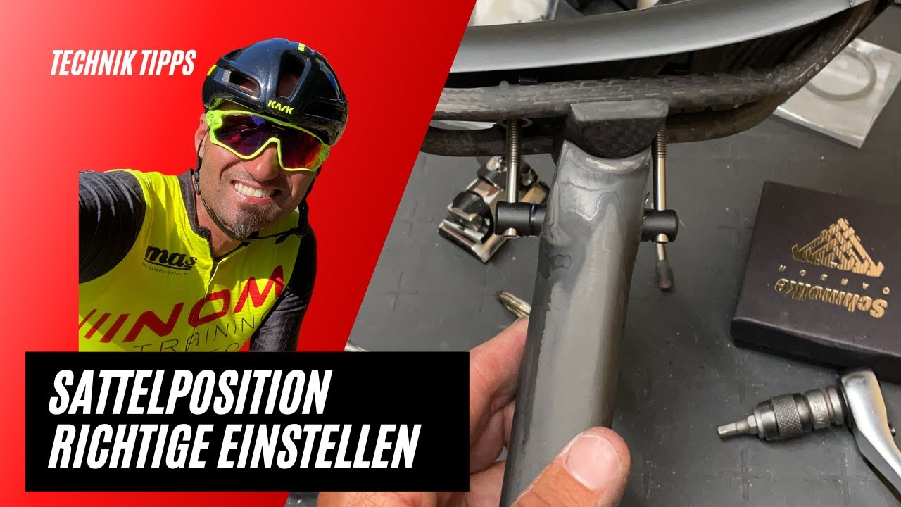 Sattelposition richtig einstellen by Mathias Nothegger NOM Training