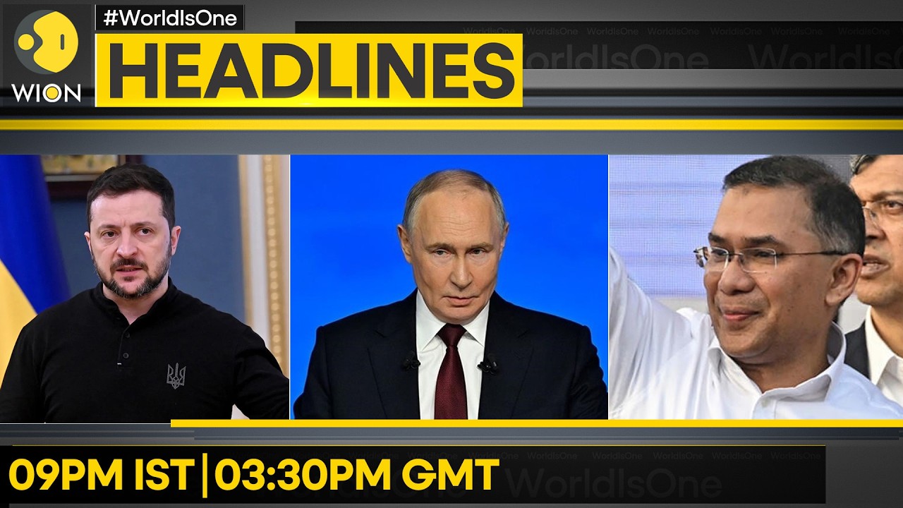 Bangladesh Polls: 'Victory Belongs to Bangladesh' | Zelensky: Putin Slave to War | WION Headlines
