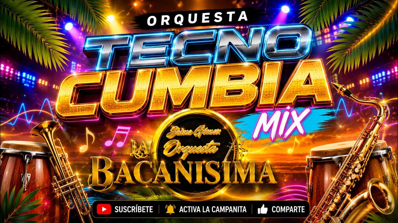 ORQUESTA LA BACANISIMA-Tecno Cumbia Mix -Natalia G