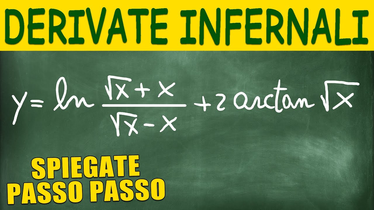 Derivate Difficili - 5 Esercizi Svolti Passo Passo