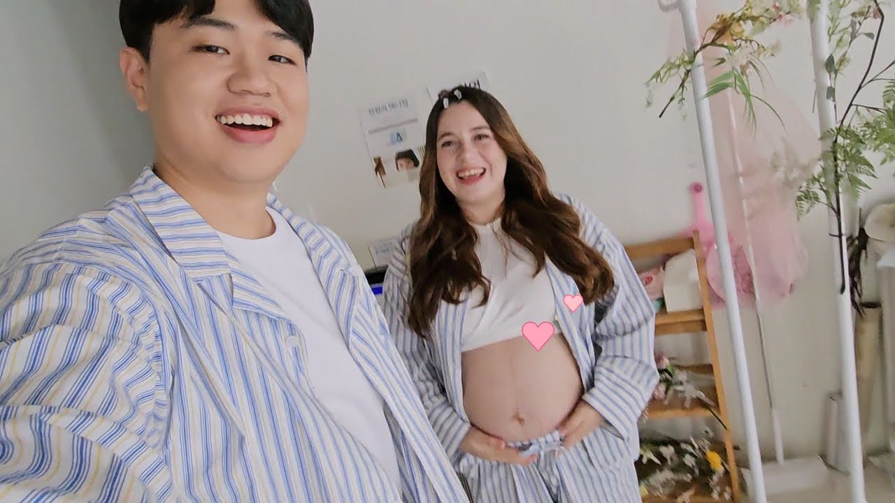 처음으로 한국 스타일 만삭 앨범 촬영을 해본 튀르키예 아내의 반응은? 🥹🩷 🇹🇷🇰🇷