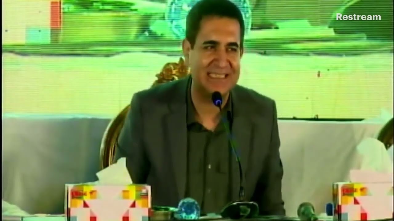 Mr Karim Aman, renowned Educationist and Ismaili Scholar, Expressing his notion in Milad Conference.