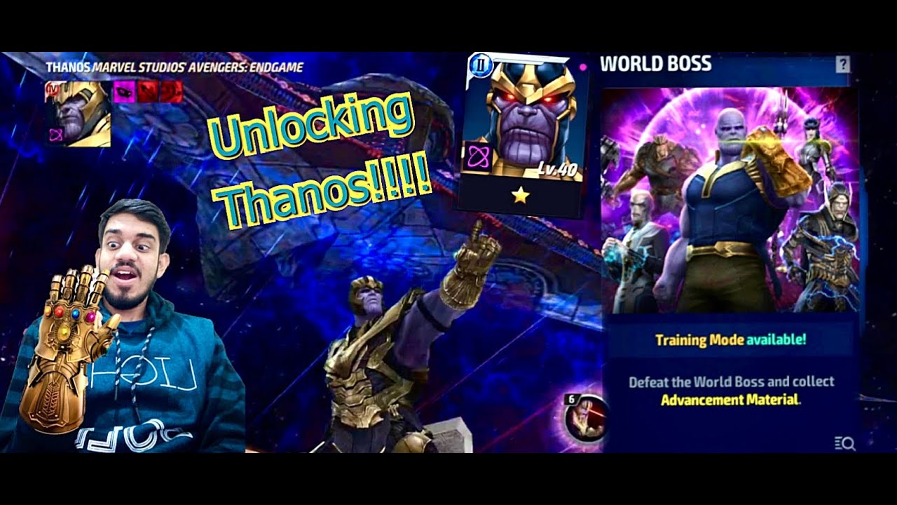 Unlocking Thanos !!!! | Thanos Gameplay | Marvel Future Fight | Mr.Benzok