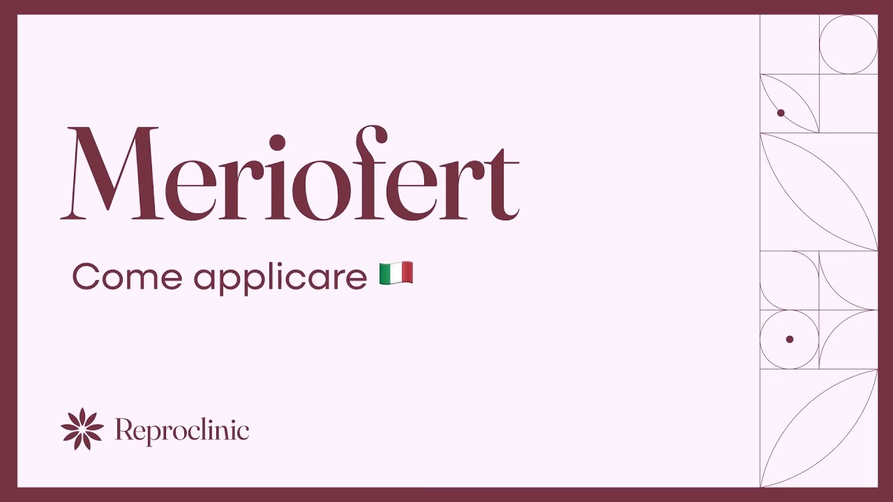 Meriofert - come si applica