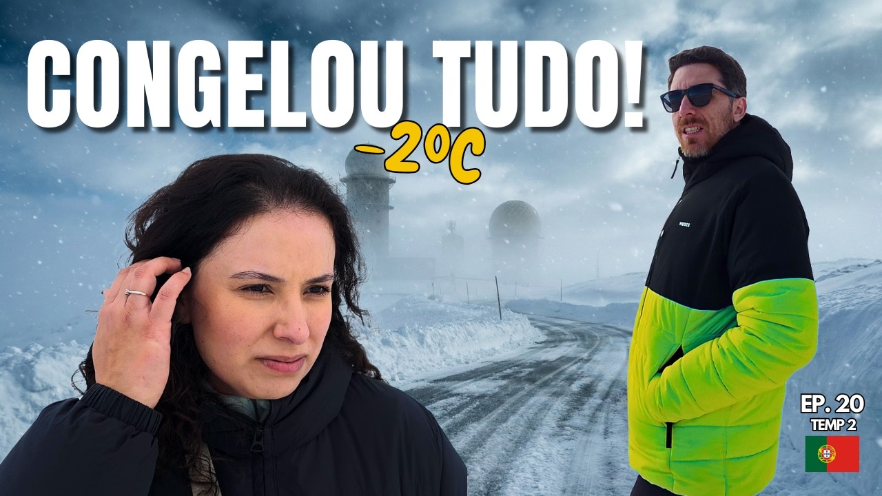 Serra da Estrela: O que encontramos no ponto mais alto de Portugal. Com neve! (-2°C)