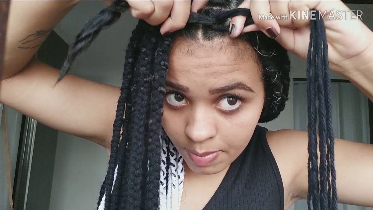 COMO FAZER BOX BRAIDS DE LÃ| Erica silva