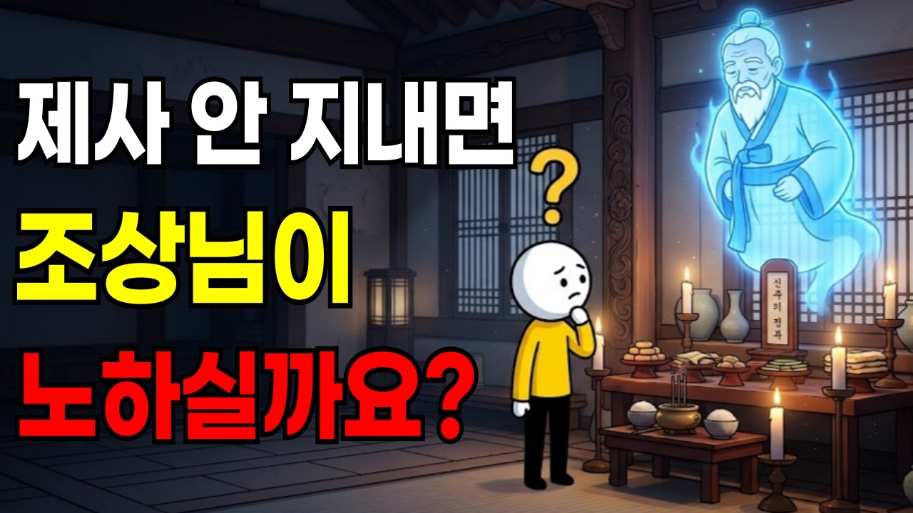 제사가 사라지는 진짜 이유, 조상님이 아니라 '이것' 때문입니다 [경제 이슈 분석]
