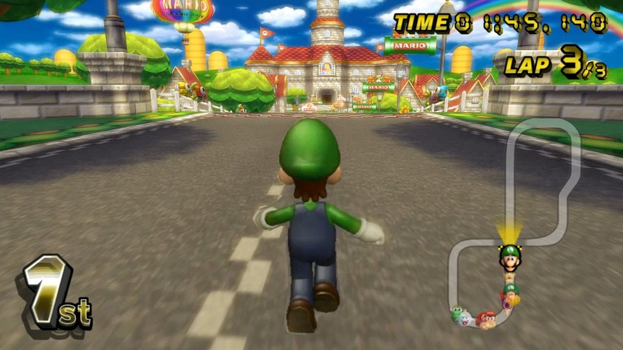 What If Luigi Lost His Kart in Mario Kart Wii