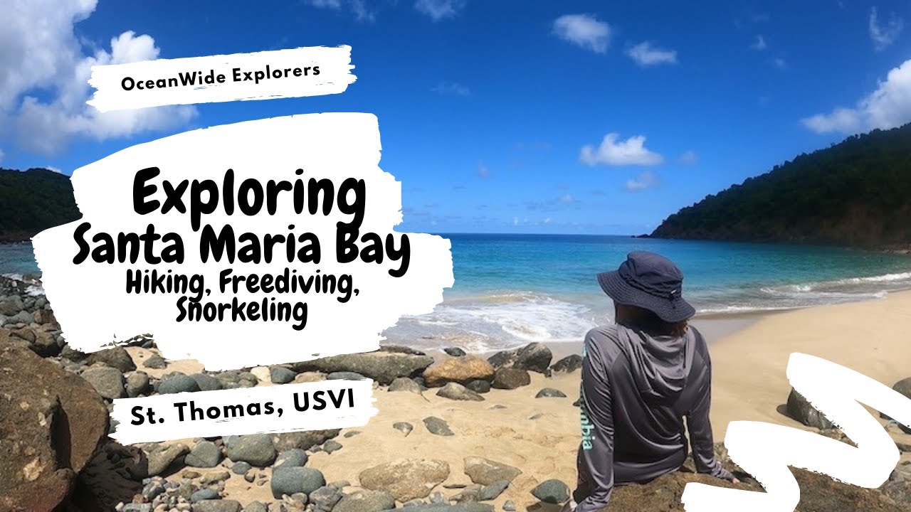 Hiking to secluded beaches on St. Thomas for EPIC freediving! (Santa Maria Bay, US Virgin Islands)