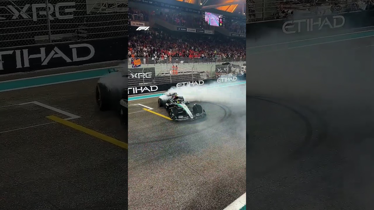 Lewis Hamilton's Epic Donuts: A F1 Celebration! 