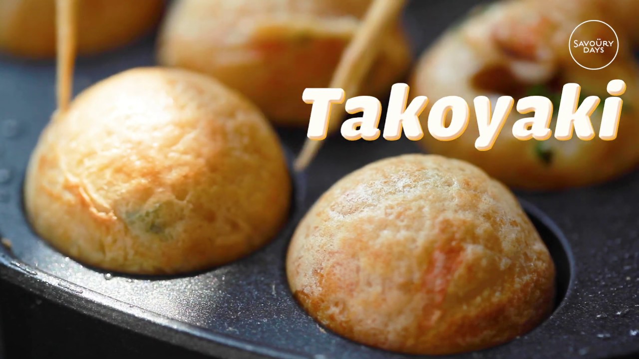 [ASMR] TAKOYAKI recipe - Cách làm Takoyaki