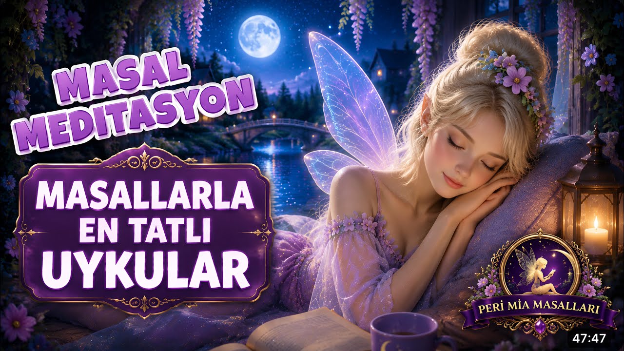 MASALLARLA EN TATLI UYKULAR-Büyüklere Masallar-Masal Dinle-Sesli Kitap Dinle-Peri Mia Masalları