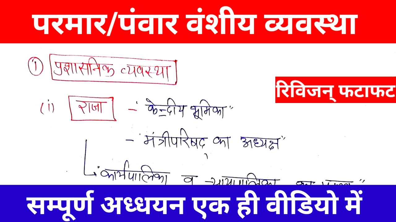 परमार वंश की प्रशासन व्यवस्था || most imp fact for upcominng exam #uksssc #ukpsc#ukhistory
