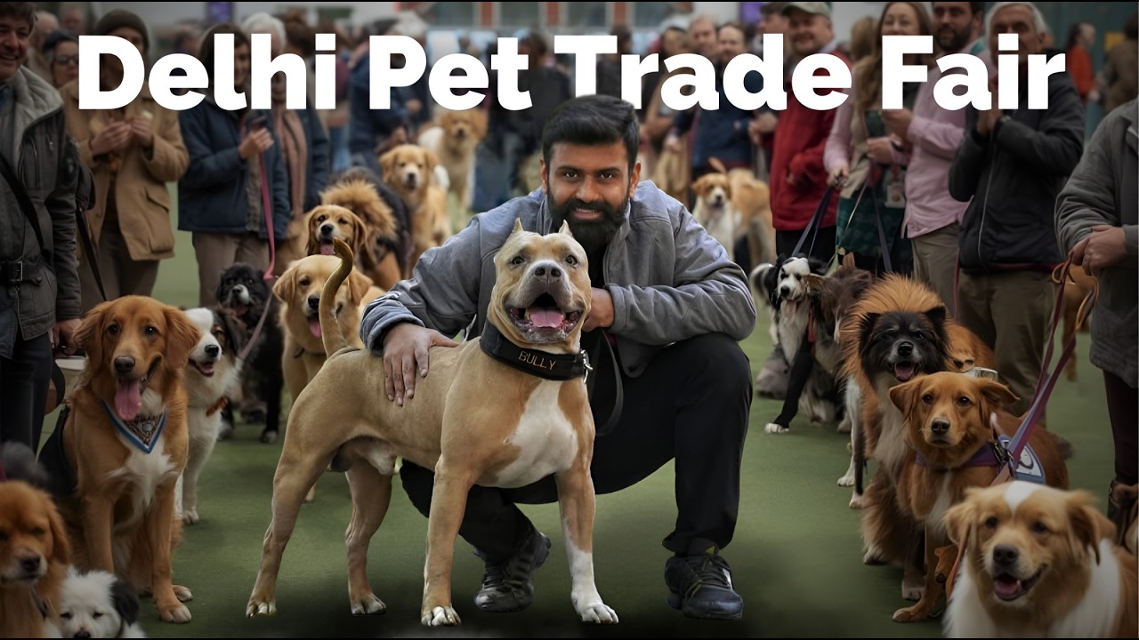Bully nikla season ka pehla DOG SHOW attend karne !🤩 IIPTF Pet trade fair 2025