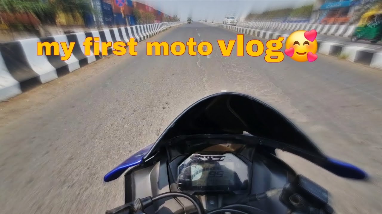 My First Moto Vlog🥰