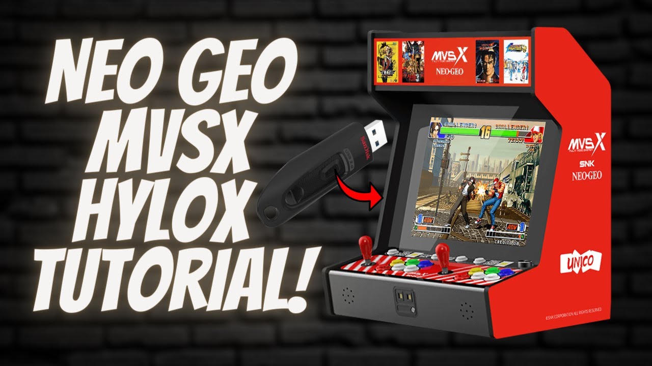 Руководство по взлому SNK Neo Geo MVSX HYLOX! Удивительное на USB!