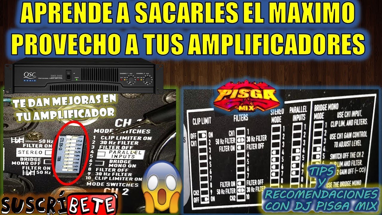 SACALE EL MAXIMO😱  PROVECHO A TUS AMPLIFICADORES 🔊MOVIENDO LOS SWITCHES💥
