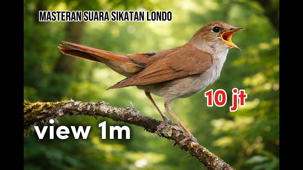 Masteran burung mahal suara burung sikatan londo. View 1m