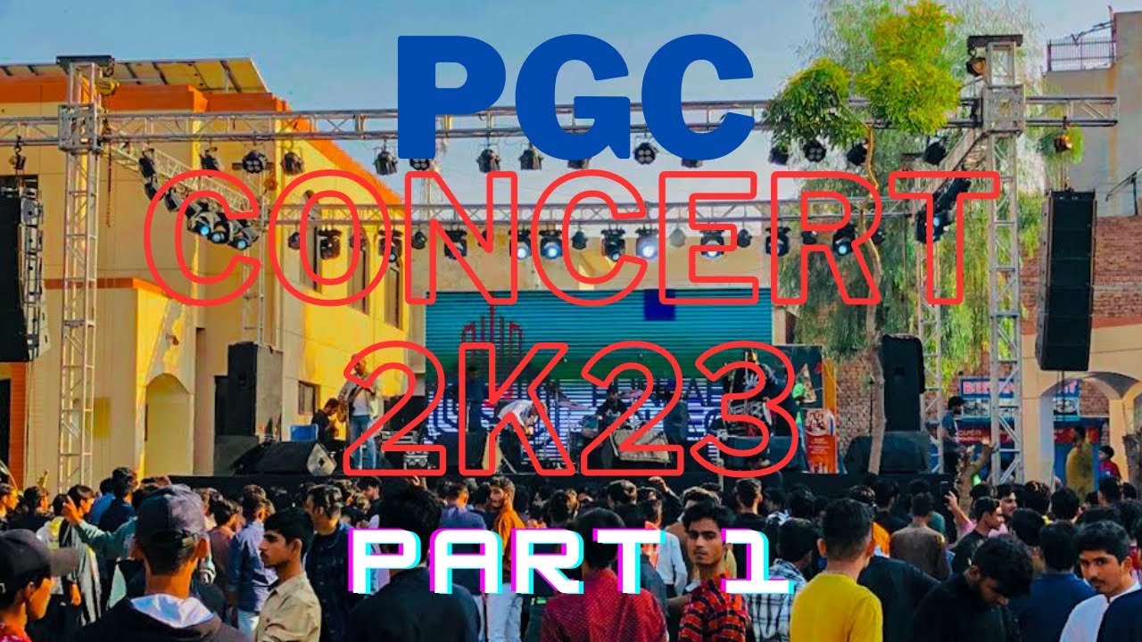 Punjab college concert 2k23 | feat aima baig, bilal saeed, farhan saeed | College concert | part 1