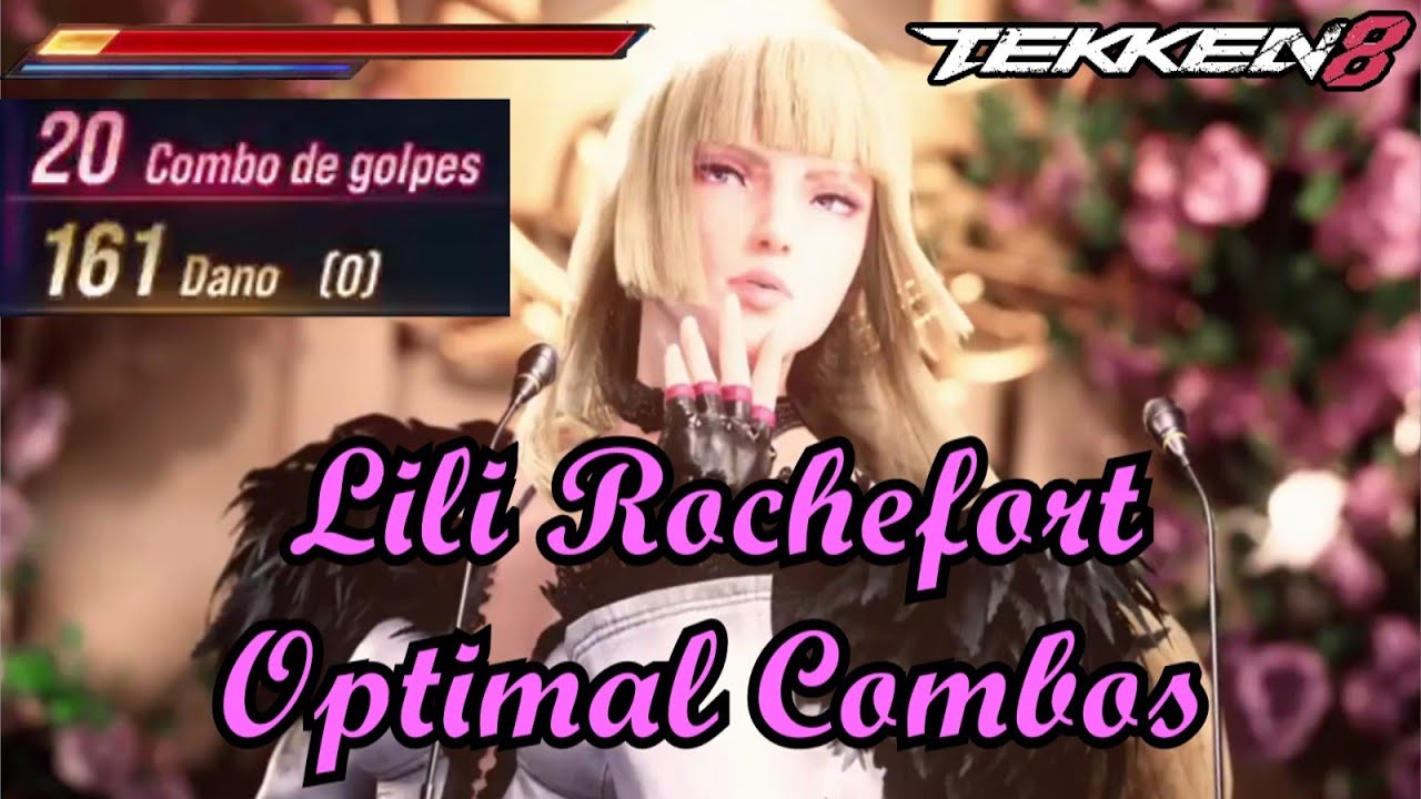 Tekken 8: Lili Optimal Combo Compilation (Near Death Combo)