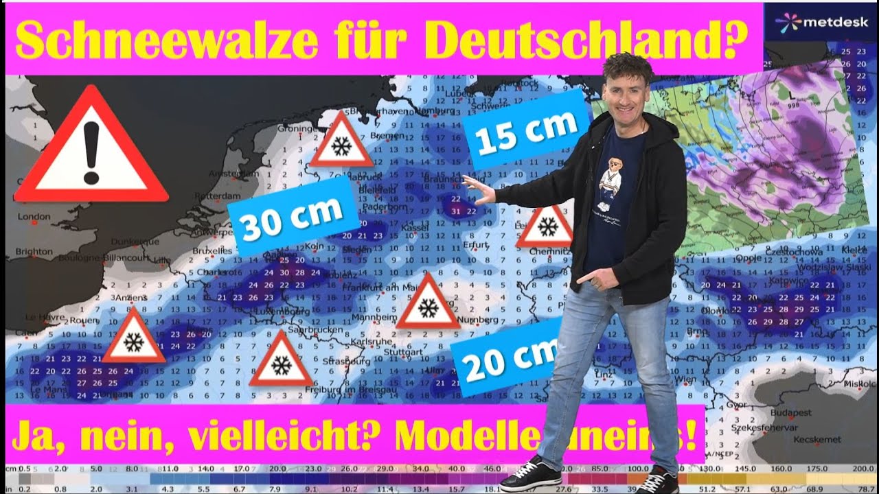 Schnee- und Eisregenwalze an Luftmassengrenze! Das w&auml;re 