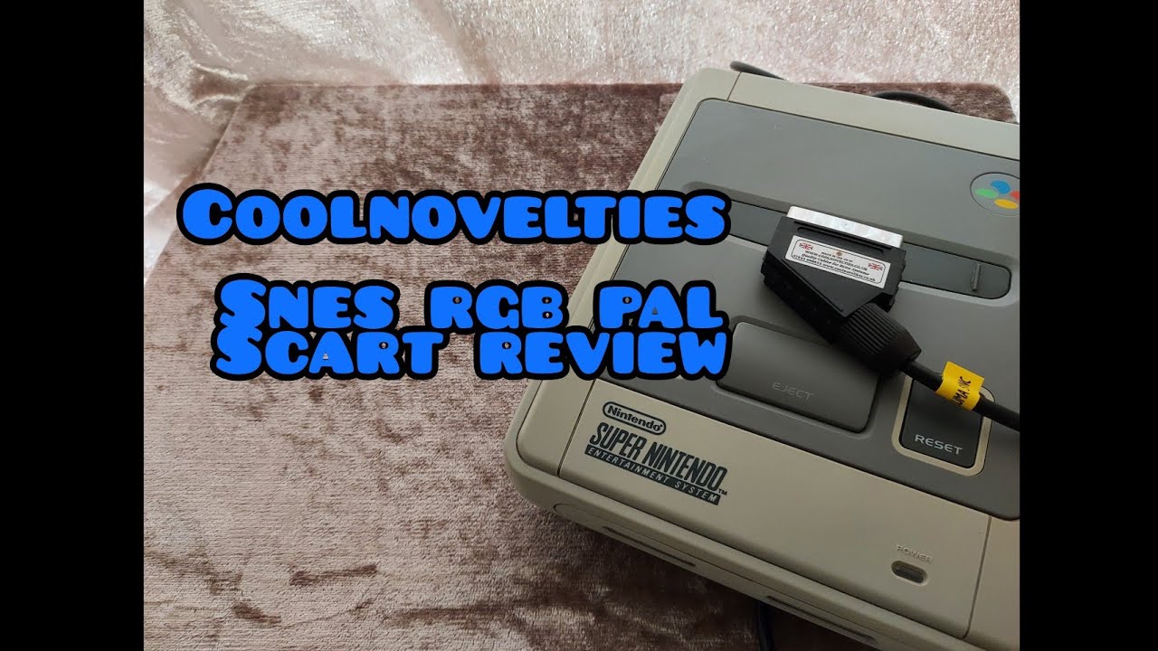 SNES RGB Scart Unboxing Review from CoolNovelties £13.99. Any Good?
