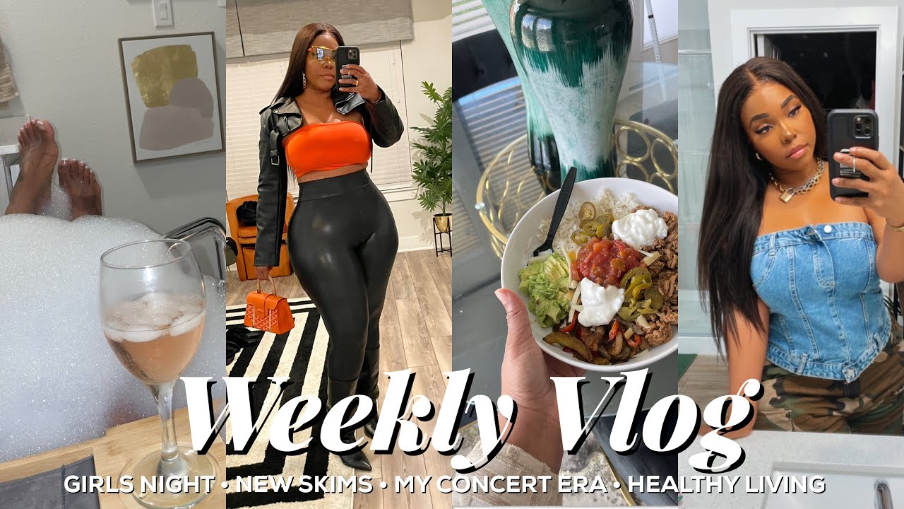 IN MY CONCERT ERA • THE BESTTT SKIMS HAUL • GIRLS NIGHT OUT • HEALTHY LIVING  | Gina Jyneen VLOGS